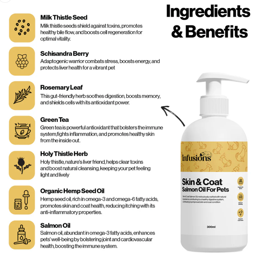 Skin & Coat Salmon Oil Infusion 300ml