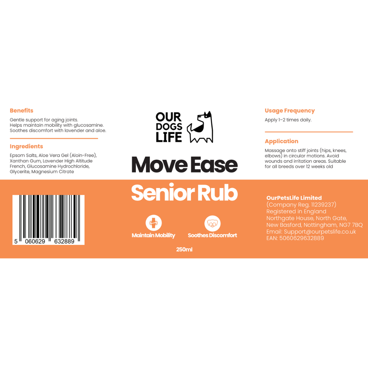 Epsom Salt Gel️ MoveEase Senior Deep Relief Rub