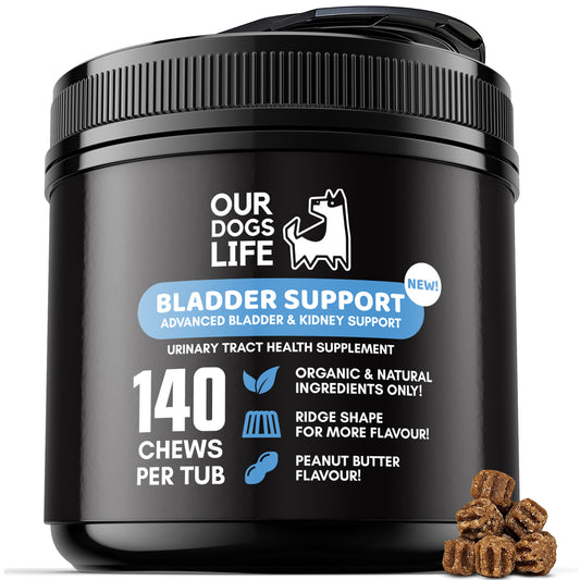 Bladder Support Chews for Dogs (140 Chews per Tub)
