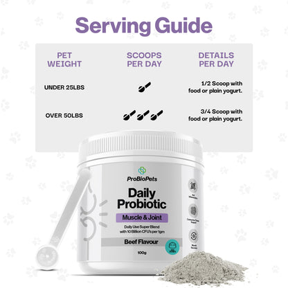 Muscle & Joint Probiotic For Pets