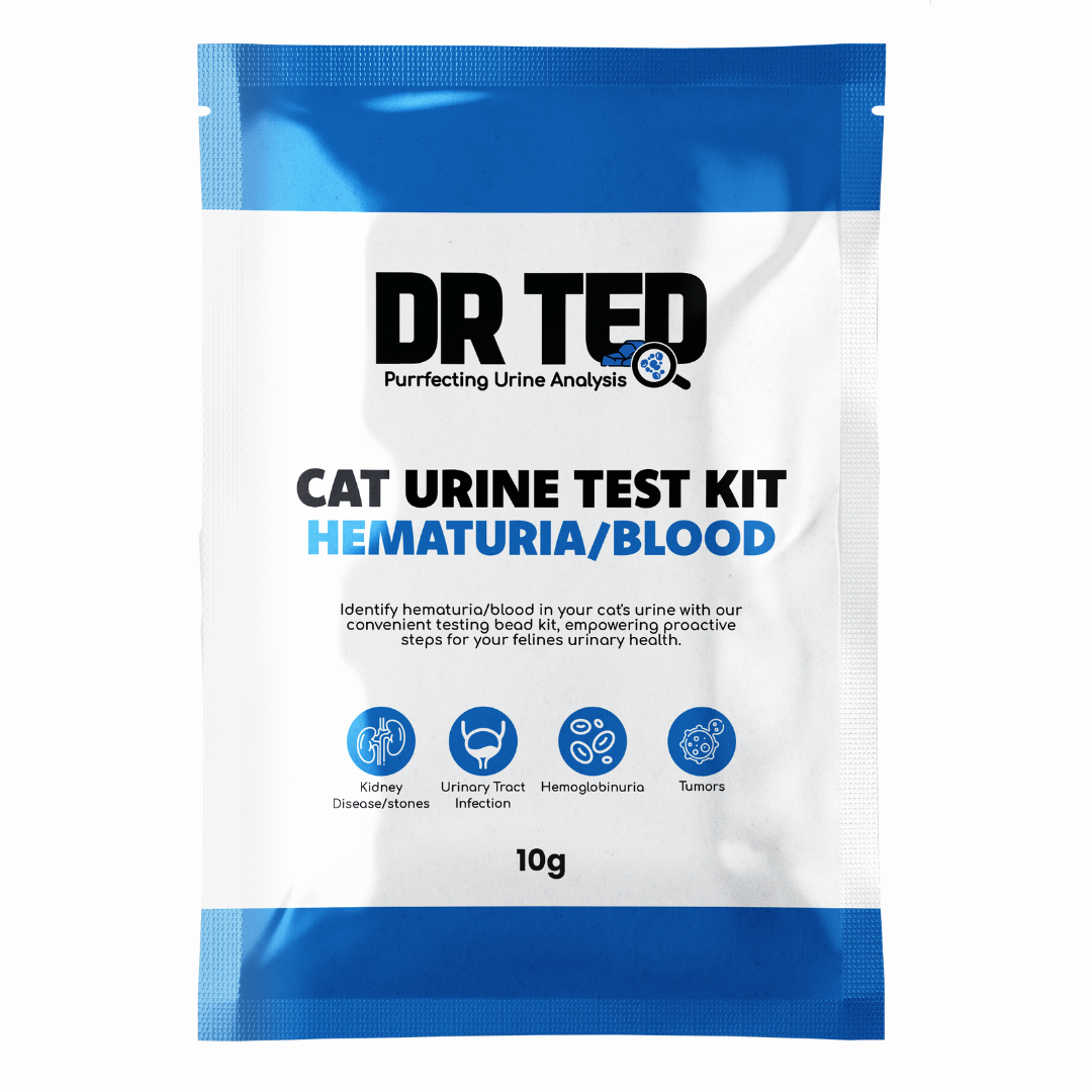 Dr Ted Cat Urine Test Kit Hematuria / Blood Detector (Case of 5)