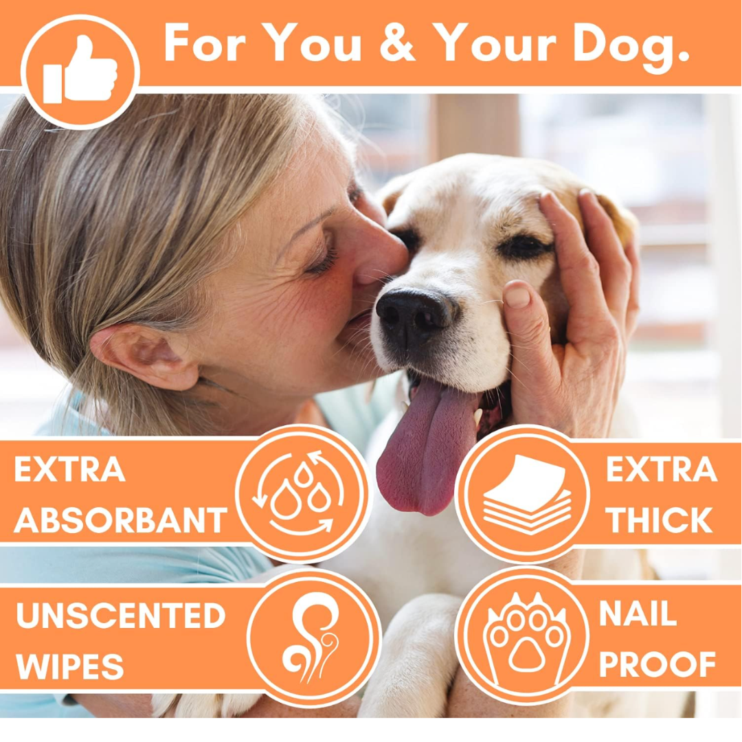 Unscented Dog Grooming Wipes