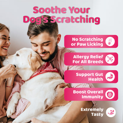 Itch Relief Dog Chews (140 Chews Per Tub)