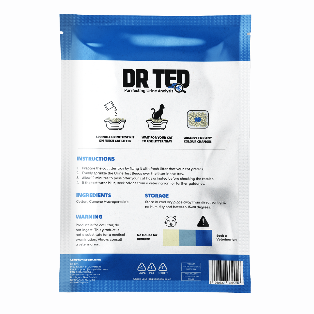 Dr Ted Cat Urine Test Kit Hematuria / Blood Detector (Case of 5)